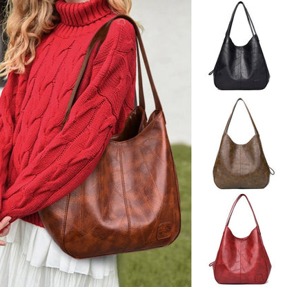 💖👜💖Mekana kožna torba za rame, novi stil, veliki kapacitet, pogodna