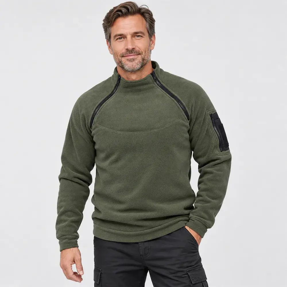 🎉✨【S-4XL】Nowa moda męska zimowa ciepła polarowa kurtka bazowa, bluza