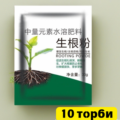 🌱🌷【Купете 5, вземете 5 безплатно】Прах за бързо вкореняване, средство за вкореняване на растения, бързодействащ сложен тор