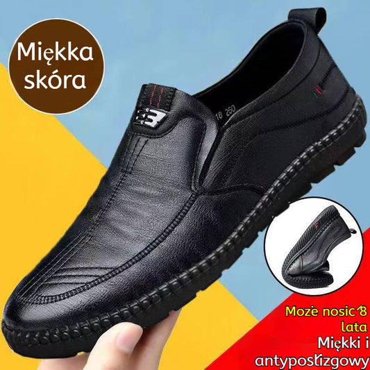 [38-44] 👞 Nowe buty męskie z miękkiej skóry z 2026 r. | Oddychające i wygodne | Łatwe do chodzenia