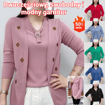 🎁💕【M-5XL】Panie, sprawdźcie tę nową koszulkę! Wykonana z czystej bawełny, jest miękka i ciepła.