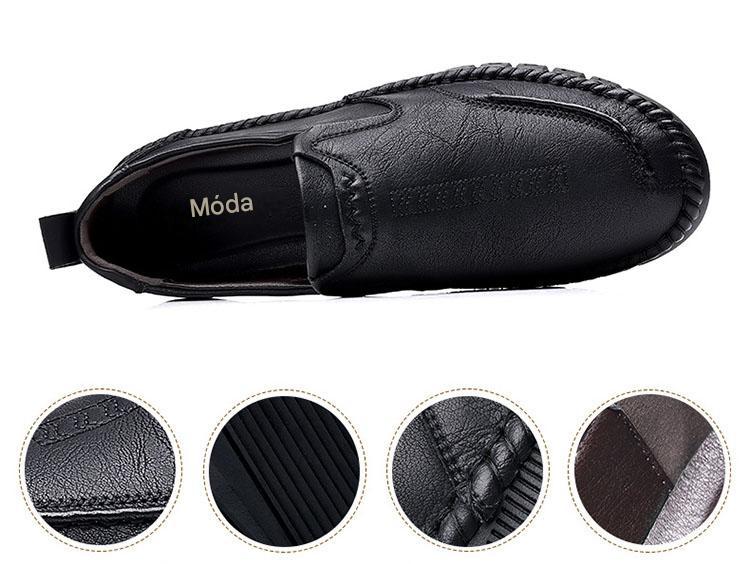 👞💥【Obmedzená akcia 50%】【39-44】Pánske športové topánky 2025, vyrobené z pravej kože, s mäkkou podrážkou, protišmykovým a priedušným dizajnom.