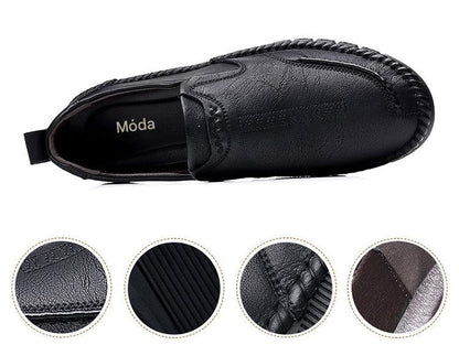 👞💥【Obmedzená akcia 50%】【39-44】Pánske športové topánky 2025, vyrobené z pravej kože, s mäkkou podrážkou, protišmykovým a priedušným dizajnom.