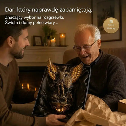 【50% OFF】Lampa ścienna Anioł Stróż św. Michała