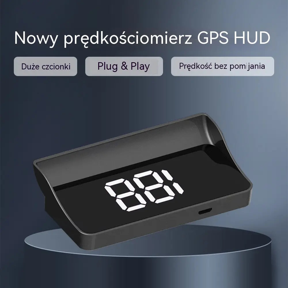 【Szwajcarska wojskowa nawigacja GPS „Unikanie kary”】Nowy prędkościomierz i obrotomierz GPS z wyświetlaczem HUD