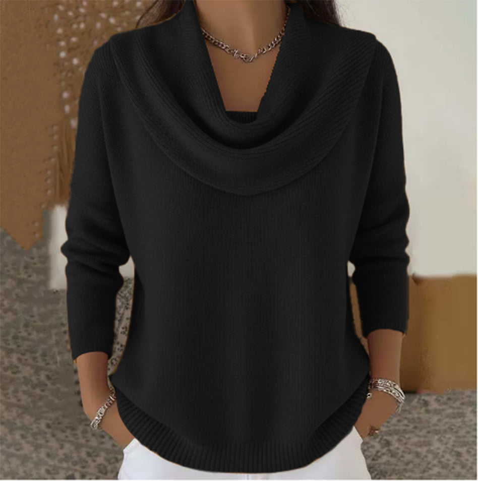 🔥🎀【S-3XL】Nowy sweter z długim rękawem w jednolitym kolorze na jesień/zimę 2025.