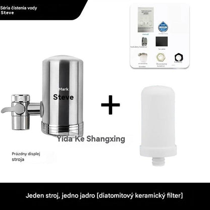🔥【Отстъпка 32 €】🏆Неръждаем домашен филтър за вода за кран без необходимост от монтаж