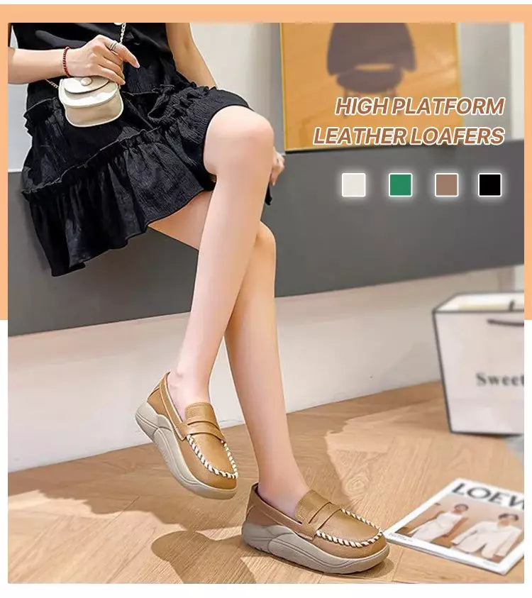 ✨🥿✨【35-40】Νέα καυτά σε πωλήσεις casual παπούτσια με χοντρή σόλα για το φθινόπωρο