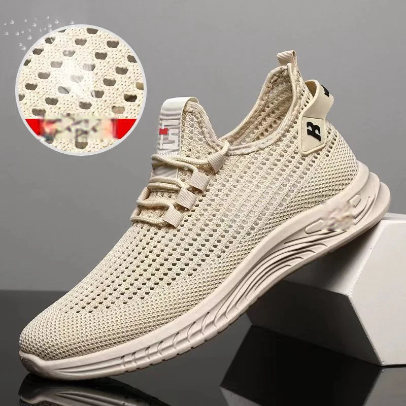 🔥👟【39-44】Zapatos casuales para hombre, cómodos, transpirables, de malla antideslizante y a la moda.