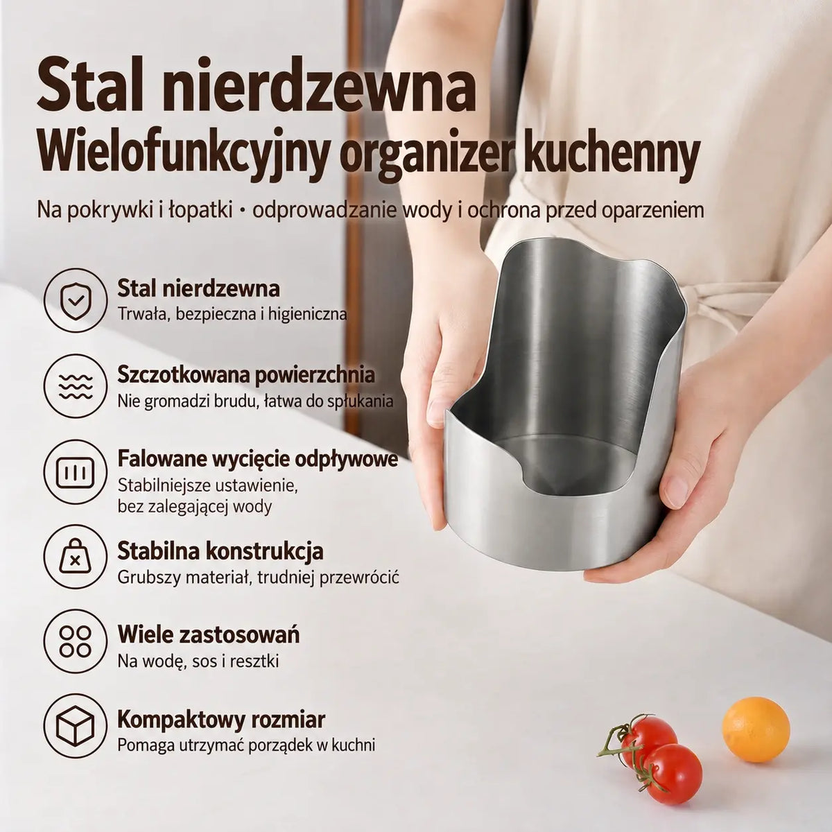 【Kup 1, a drugi otrzymasz gratis】🥄 Wielofunkcyjny organizer na przybory kuchenne – wszystko uporządkowane i zawsze pod ręką
