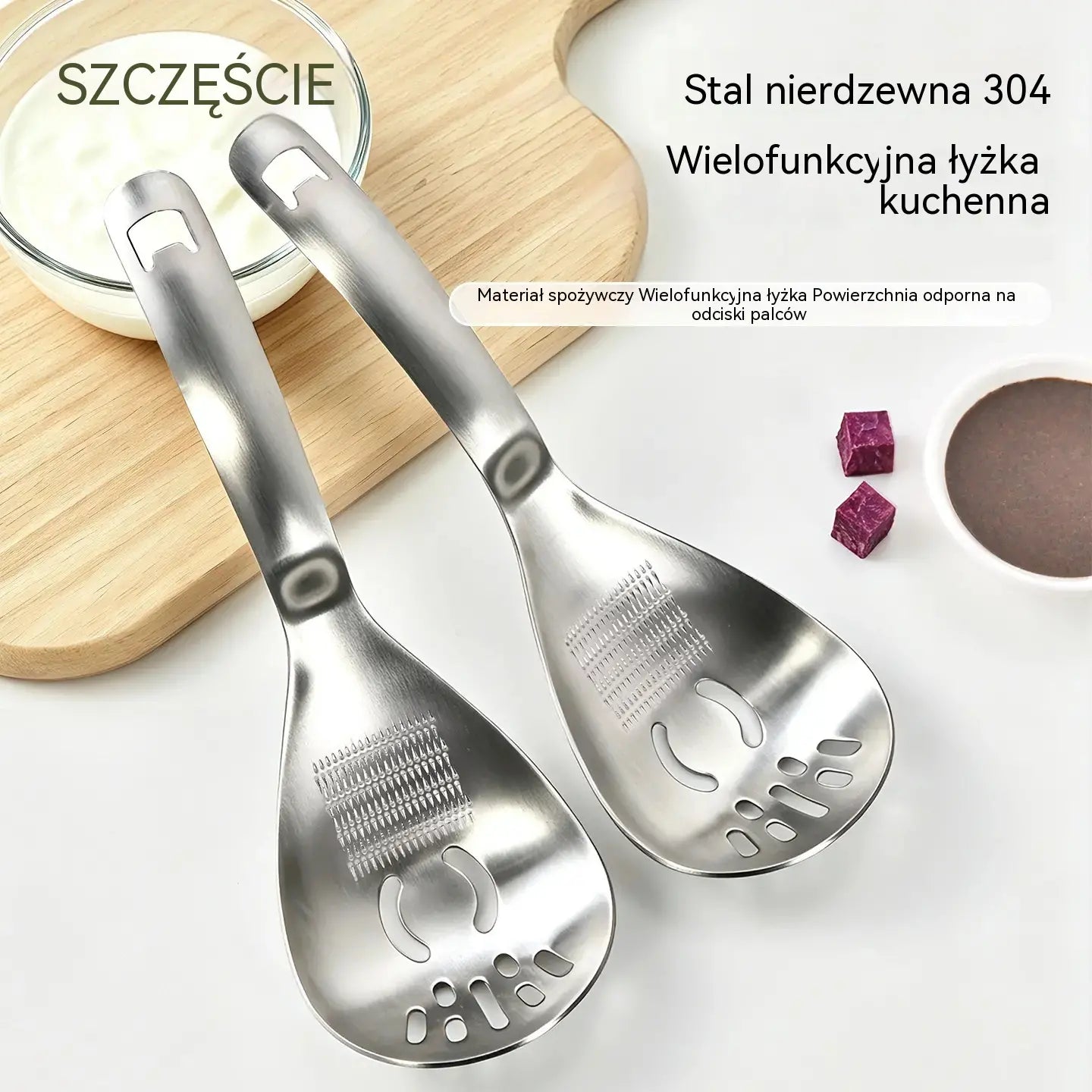 50% zniżki🔥🥄 Wielofunkcyjna łyżka i sitko ze stali nierdzewnej 304