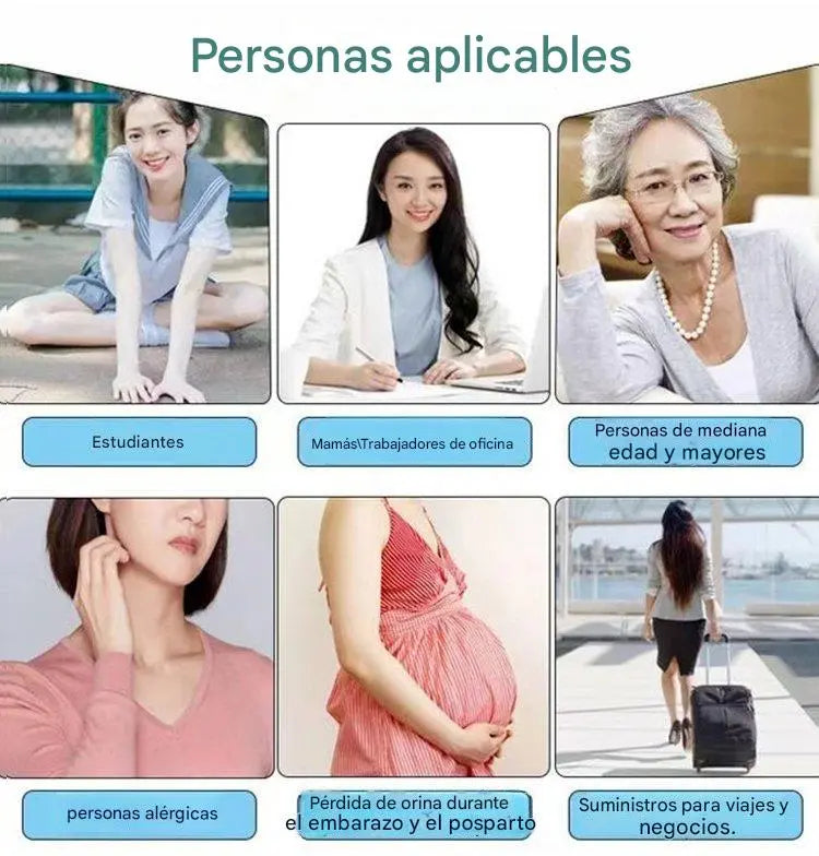【5 piezas】Almohadilla antibacteriana de algodón y grafeno lavable