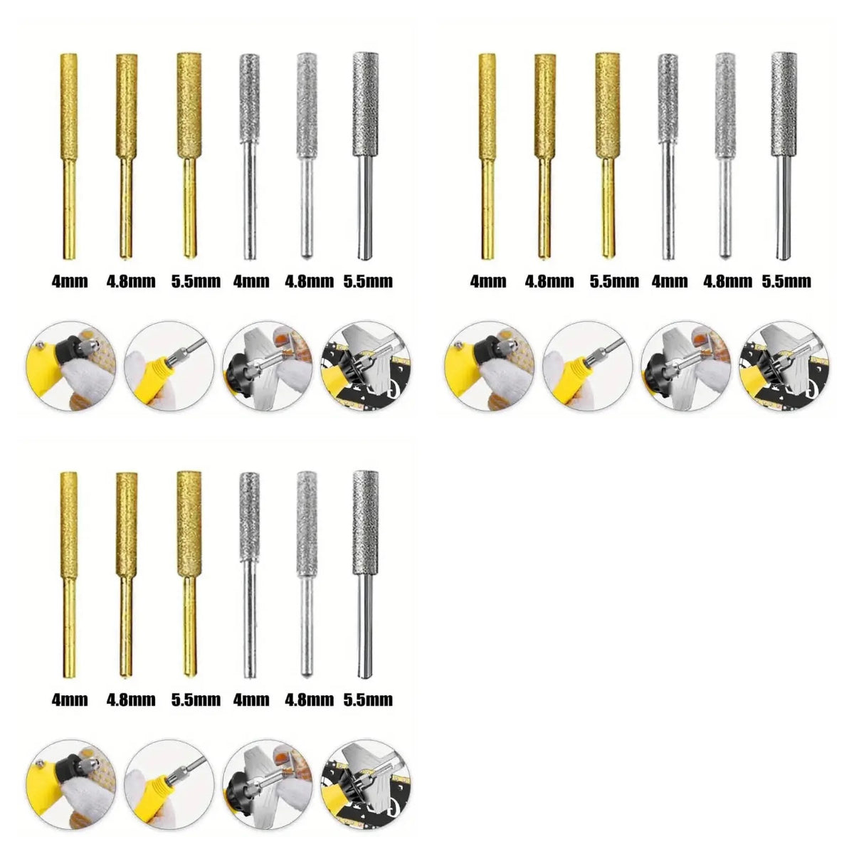 📦【18 piezas】Limas de afilado especiales para cadenas de motosierra 🛠️⚙️