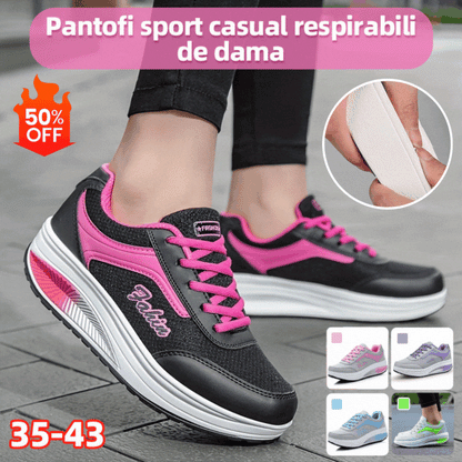 🔥👟【35-43】2026 Нови дамски модни дишащи меки подметки, удобни ежедневни спортни обувки