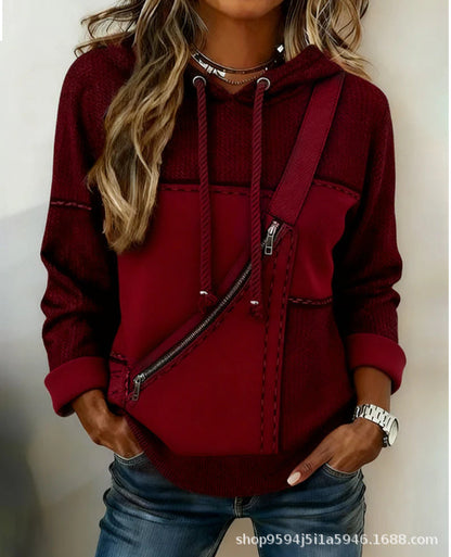 😍30% zniżki!🎀🎀【S-5XL】Damska bluza z długim rękawem i kapturem z nadrukiem