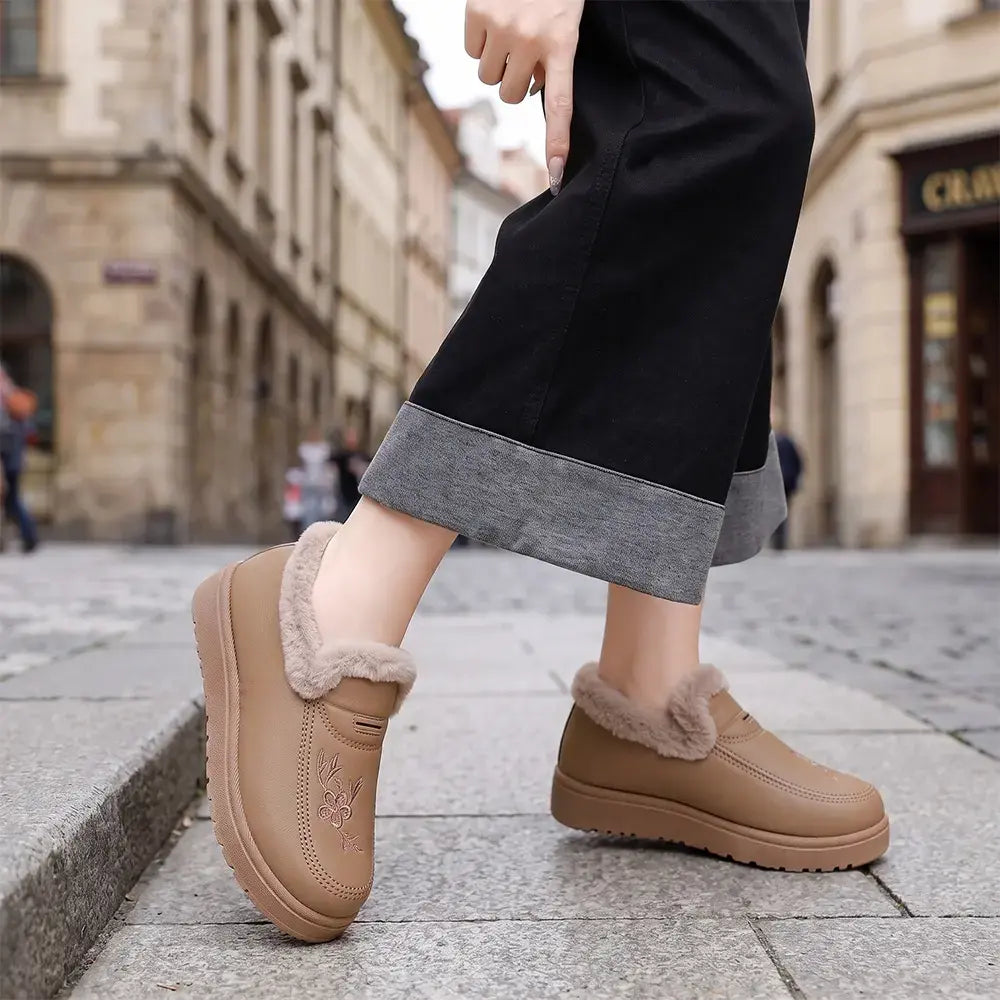 ✨【35-41】2026 Jesienne nowe damskie buty casualowe z miękkiej skóry i bawełny