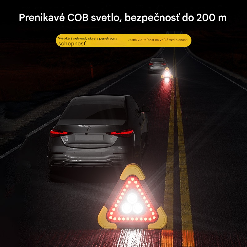 🔥Nový produkt 2026🔥 Solárny núdzový trojuholník tri v jednom