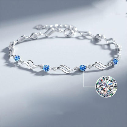 ✨💎【Kúpte 1 a získajte 1 zadarmo】 925 strieborný náramok lásky – čistá láska
