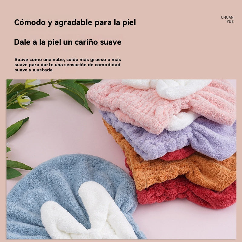 🔥Compra 1 y llévate 1 gratis🔥🎀🛀Gorro de ducha a prueba de golpes, de secado rápido y con champú súper absorbente😍