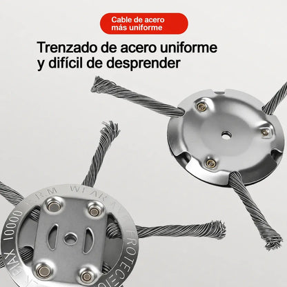 🧰🔥Última oferta especial【Compra 1 y llévate 1 gratis】🔥Desbrozadora de alambre de acero