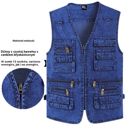 🔥 【Kup 1, otrzymaj 1 gratis】🦺50% OFF【XL-7XL】Ponadczasowy design, solidne wykonanie – kamizelka, która zawsze pasuje