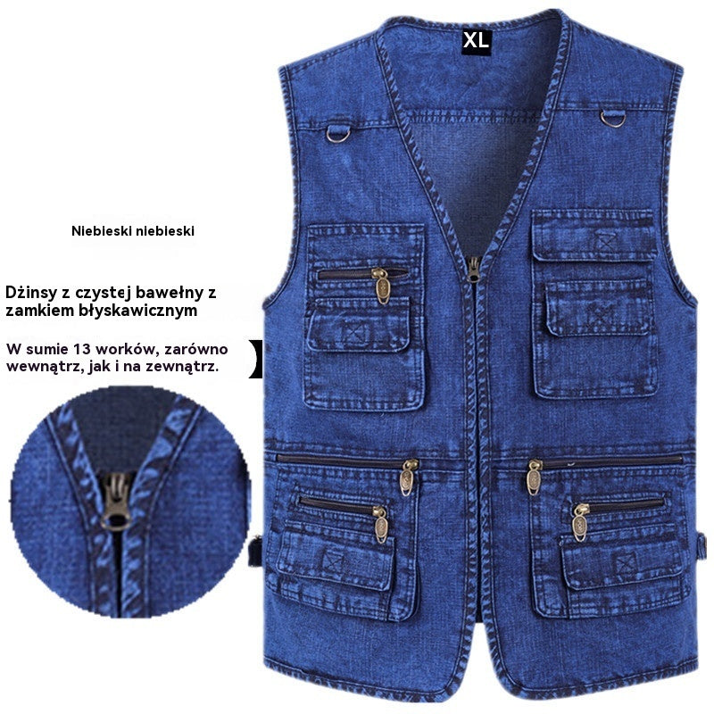 🔥 【Kup 1, otrzymaj 1 gratis】🦺50% OFF【XL-7XL】Ponadczasowy design, solidne wykonanie – kamizelka, która zawsze pasuje
