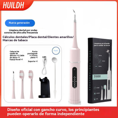 🔥49%OFF✨🦷2 v 1 ultrazvukový čistič zubov, odstraňovač zubného povlaku a elektrická zubná kefka.