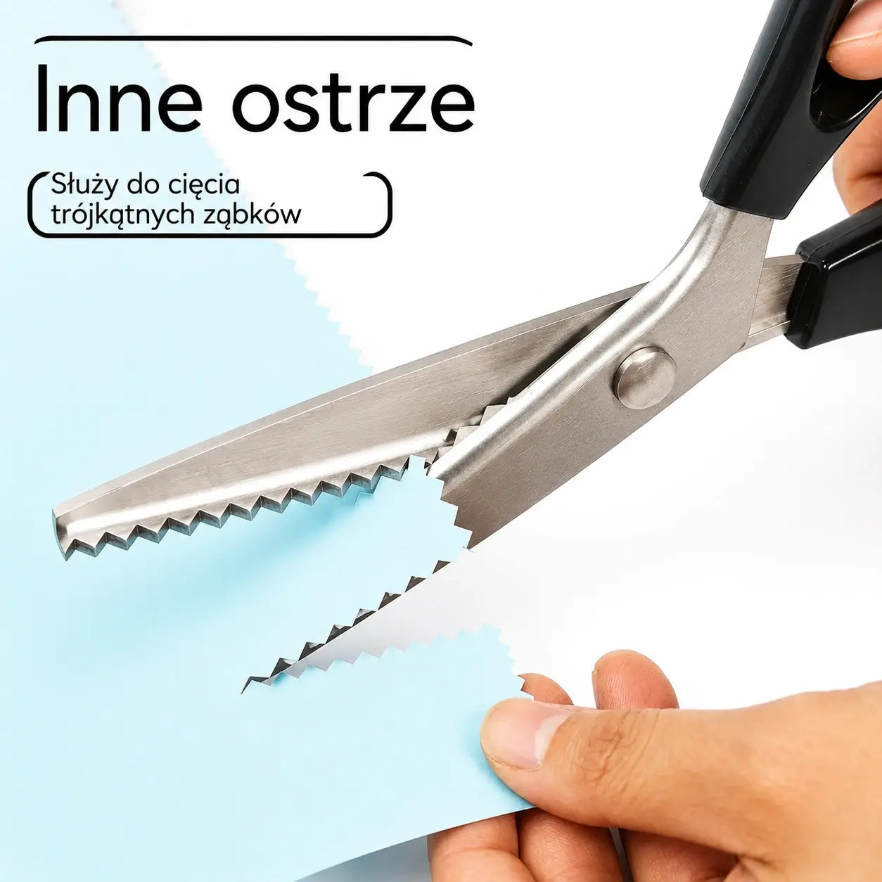 2 sztuki ✂️ Profesjonalne nożyczki ząbkowane – ostre nożyczki do tkanin z ząbkowanym ostrzem