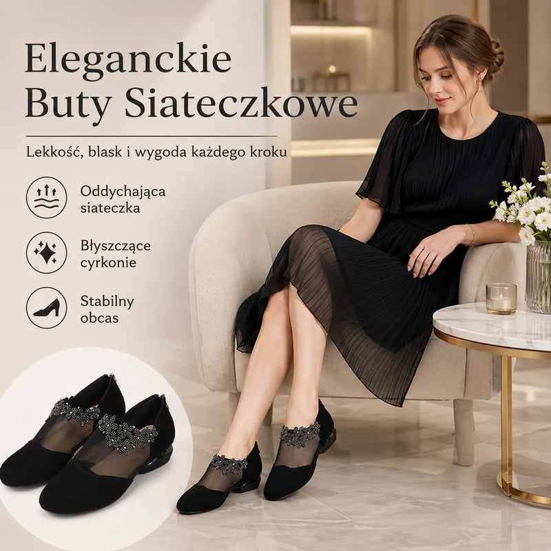 【35-41】🏆 nowe damskie buty na koturnie z wydrążoną siateczką i miękkim spodem