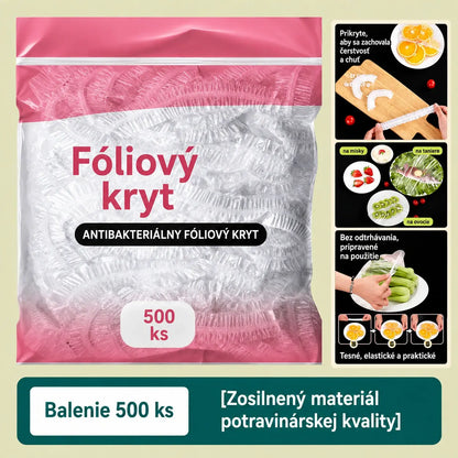 【ZĽAVA 50 %】500 ks opakovane použiteľných elastických potravinových vrecúšok z materiálu bezpečného pre kontakt s potravinami