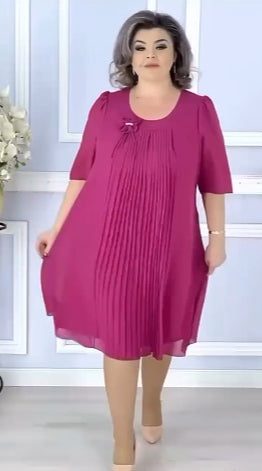 💃💥【S-5XL】2026 wiosna nowa wysokiej jakości sukienka szyfonowa, elegancka i temperamentna