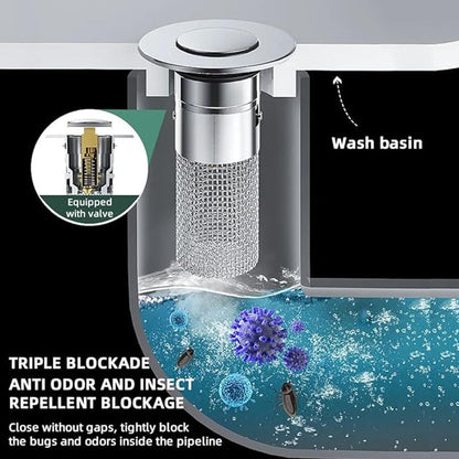 🔥Compra 1 y llévate 3 gratis🔥 💧Filtro de desagüe universal de acero inoxidable