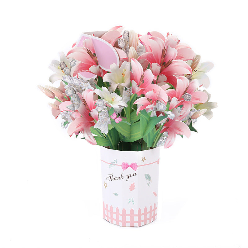 🌼【Kupite 1, dobijte 1 gratis】3D Pop-up buket s čestitkom