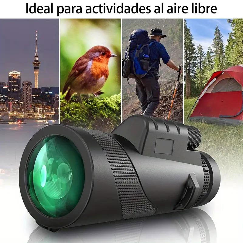 🔭🔭Monoculares: gran aumento, visión nocturna de alta definición, 40*60, se pueden conectar al teléfono móvil para tomar fotografías 🌙✨
