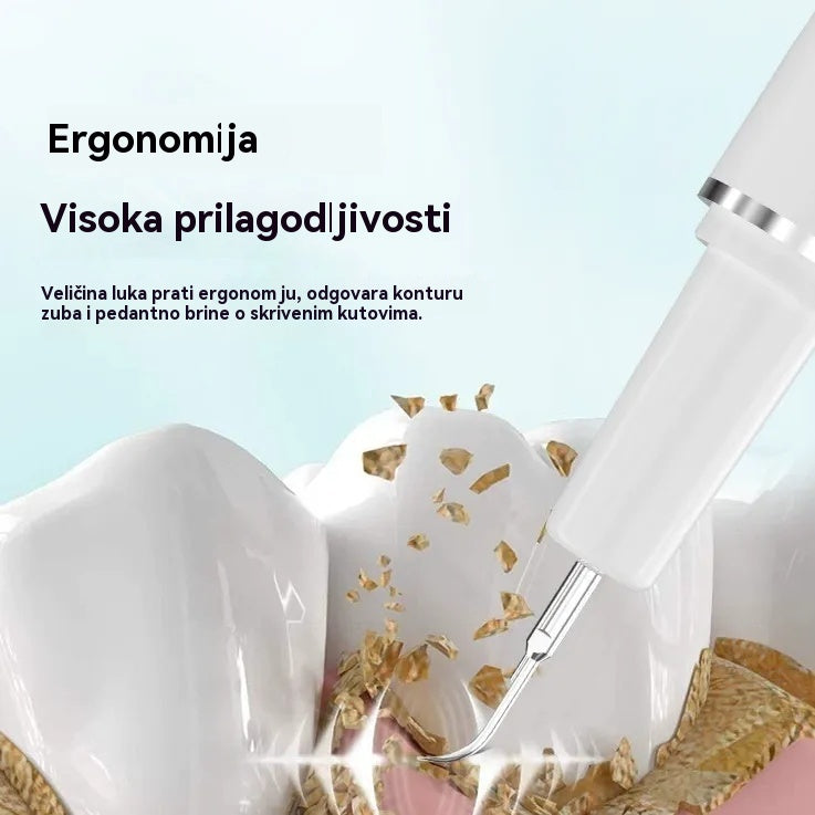 🔥【Ograničeno vrijeme s 50% popusta】✨🦷2 u 1 ultrazvučni čistač zubi, odstranjivač kamenca i električna četkica za zube.