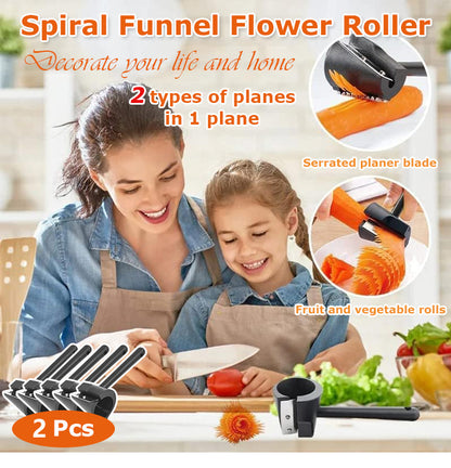 🔥 2 piezas【Compra 1 y llévate 1 gratis】 💮 Herramienta para pelar y cortar frutas y verduras — Fabricada con acero inoxidable 304