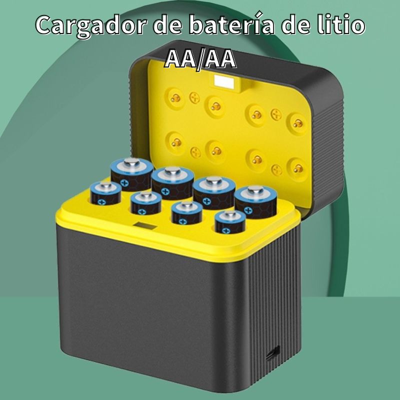 🔥¡Oferta relámpago! ¡Más de 50,000 unidades vendidas! ¡Casi agotadas! Estuche de carga - Batería de litio recargable AA/AAA