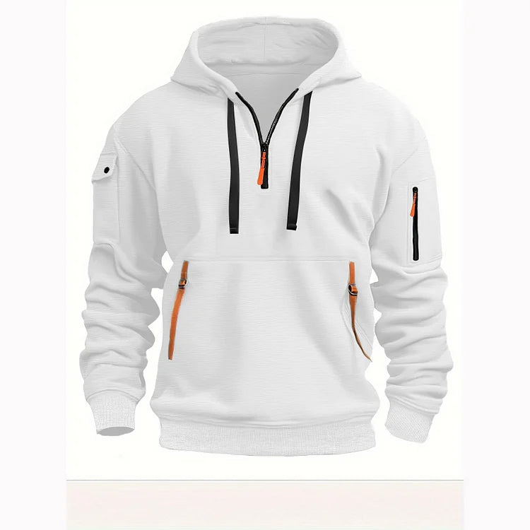 ¡Oferta Exclusiva! 🔥 Chaqueta Deportiva con Cremallera 🧥 Multibolsillos para Hombre: Estilo Diario 🛠️