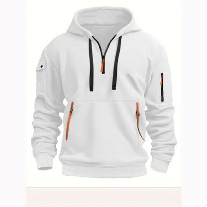 ¡Oferta Exclusiva! 🔥 Chaqueta Deportiva con Cremallera 🧥 Multibolsillos para Hombre: Estilo Diario 🛠️