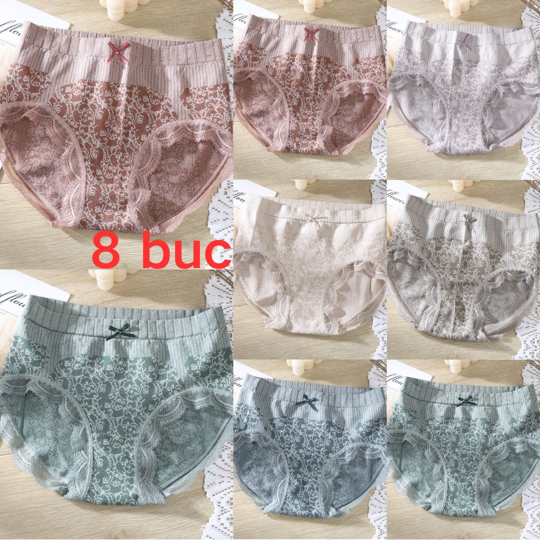 🌸🔥🌸[Paket od 8 komada] Ženski set gaćica za podizanje stražnjice za kontrolu trbuha