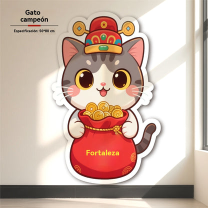 🏆【🔥Súper Ventas】🐱 Rascador Vertical para Gatos - Diseño de Cubo Autoadhesivo - Sin Agujeros, Pegar y Listo,¡Adiós a los arañazos en muebles!