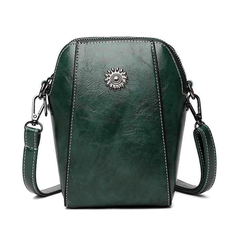 🔥👜 [Oferta Flash] 💖 Nuevo Bolso Multifunción 2026: Mini Bandolera de Piel Genuina, Elegante y Compacta.