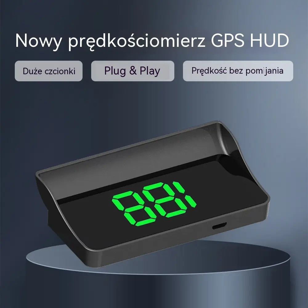 【Szwajcarska wojskowa nawigacja GPS „Unikanie kary”】Nowy prędkościomierz i obrotomierz GPS z wyświetlaczem HUD