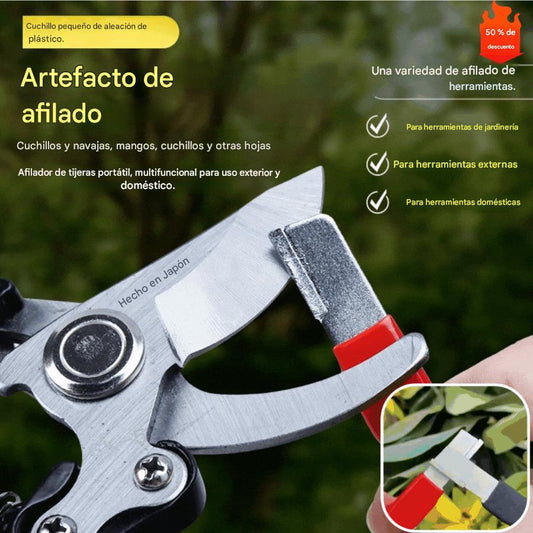 🔥Compra 2 y llévate 2 gratis🔥🔪Afilador de tijeras portátil, multifuncional para uso en exteriores y en casa.✅