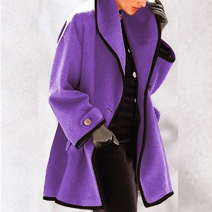 💙🥰【S-5XL】Novi zimski model 2025. Moderne i elegantne srednje dugačke kaput od vune, tople i moderne.