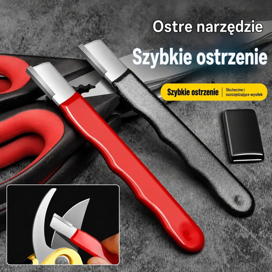 【50% OFF】Domowa ostrzałka do noży i nożyczek – do ostrzenia noży kuchennych, nożyczek i innych ostrzy