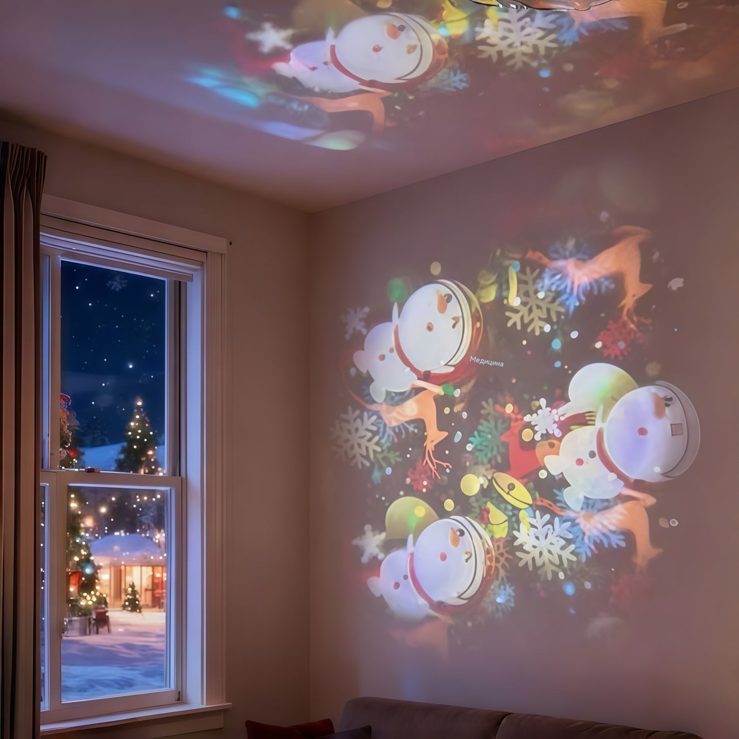 💖🌙2026 Динамично въртяща се LED лампа за проектор! ☁️🔥✨