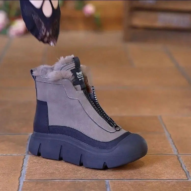 🔥👢【35-40】2026 Zimowe nowe ręcznie robione damskie antypoślizgowe botki