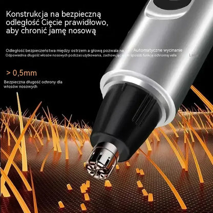 【50% OFF】Profesjonalny trymer do nosa i uszu z wyświetlaczem LED – bezbolesny prezent idealny w podróży dla