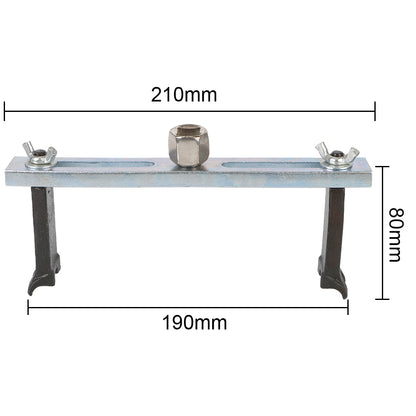 【🔥Venta caliente】Herramienta especial de desmontaje y montaje: Llave de doble garra para tapa de tanque de combustible